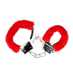 Furry Handcuffs Red
