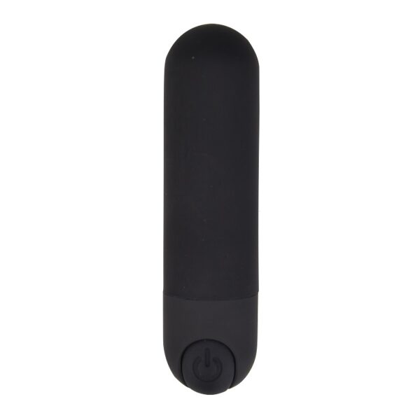 10 Function Rechargeable Bullet Vibrator Black