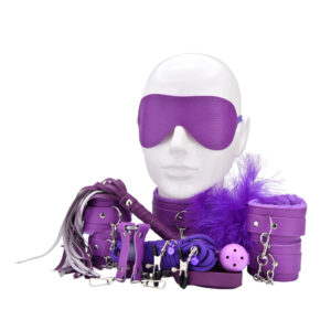 Bondage Kit Purple Bound to Play (11 Piece)