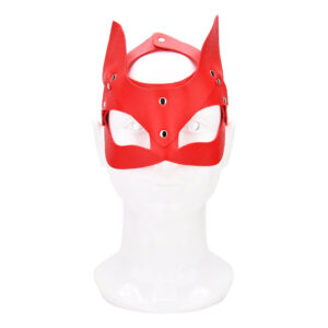Kitty Cat Face Mask Red Bound to Play