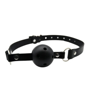 Breathable Ball Gag Black Bound to Play