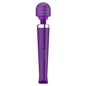 Rechargeable Magic Wand Vibrator Purple