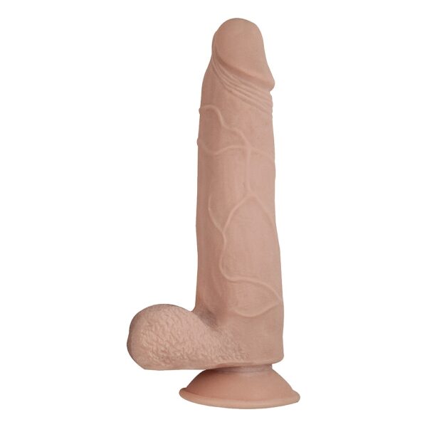 Dual Layer Bendable Dildo 8 Inch Vanilla
