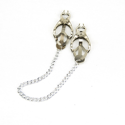 Squeezer Teaser Clover Nipple Clamps with Chain