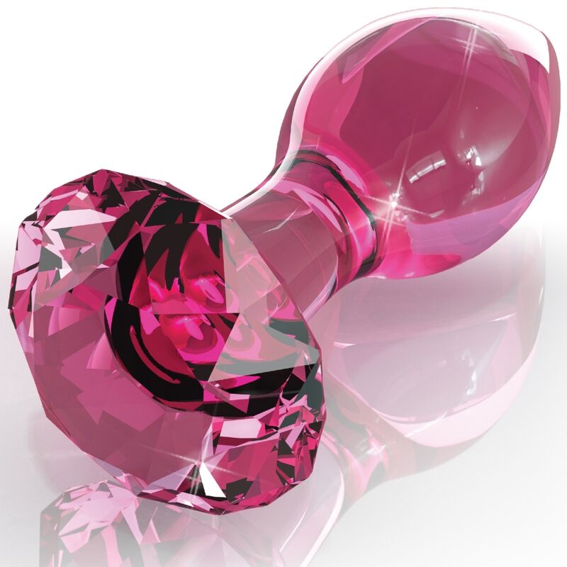 GLASS ANAL PLUG - Purple