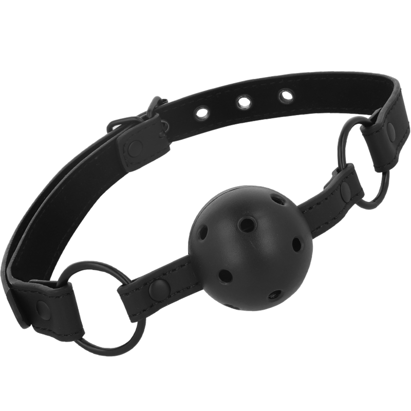 FETISH VEGAN LEATHER BALL GAG