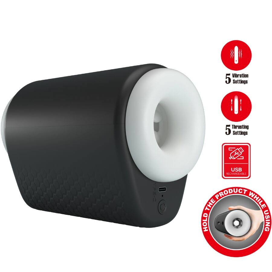 MALE MASTURBATOR WITH VIBRATION 5 SETTINGS