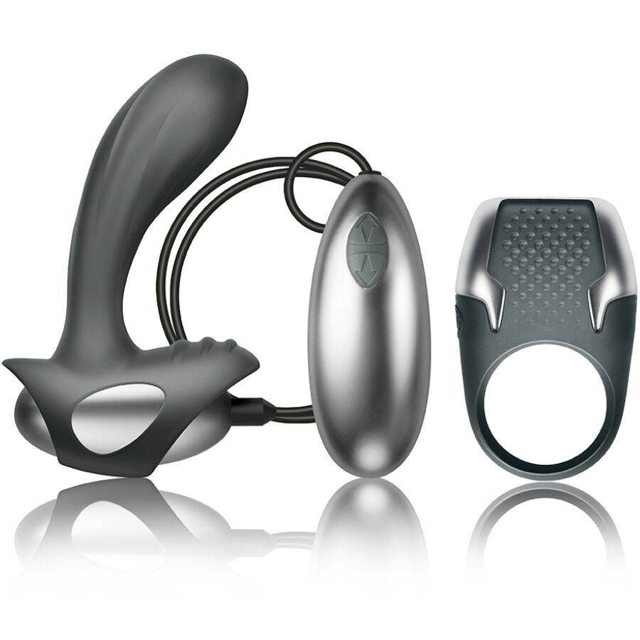 EXCITE KIT COCK RING + WIRE PROSTATE MASSAGER