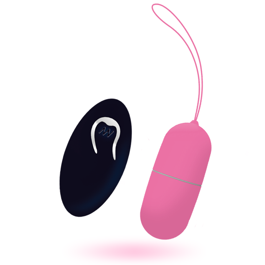 VIBRATING EGG WITH REMOTE CONTROL - PINK