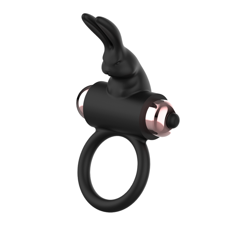 COCK RING WITH VIBRATOR BLACK